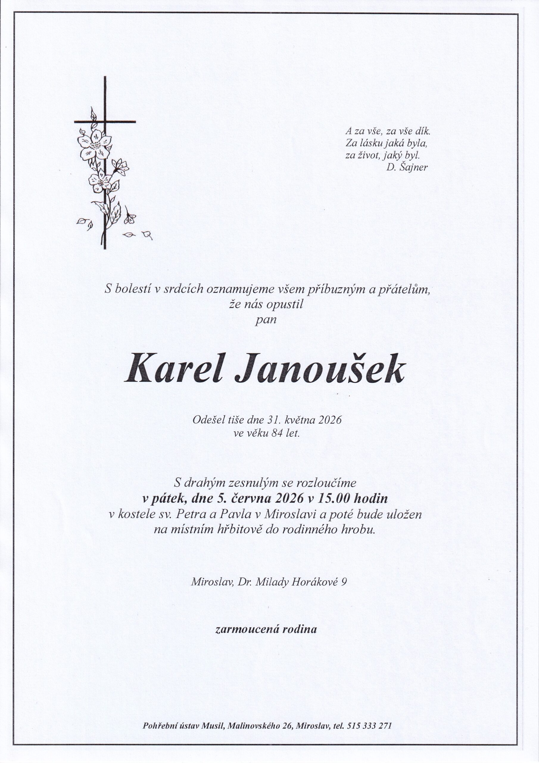 Janoušek Karel